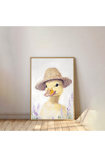 Dekorsiahome Πίνακας Παιδικού Δωματίου με Ξύλινο Πλαίσιο Μονοκόμματο TK1073