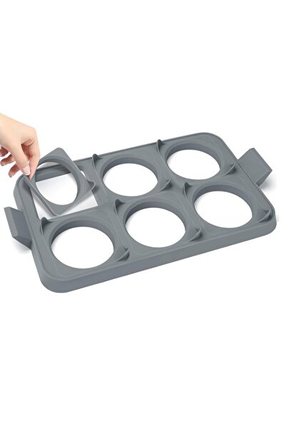 Generic NALACAL Griddle Egg Ring Tray, Silicone Omelet Mold, Non-Stick Food-G...