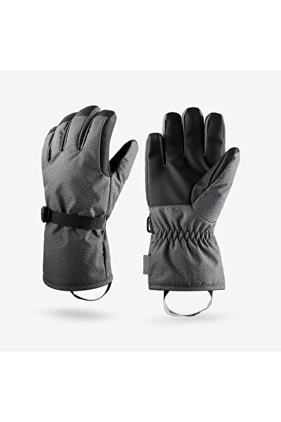 Decathlon Wedze Çocuk Kayak Eldiveni - Geri Dönüştürülmüş Malzeme - 6/14 Yaş - Siyah - GL 500