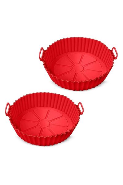 Generic بلانيت بي، قطعتان من أواني القلي الهوائي المصنوعة من السيليكون، بطانا...