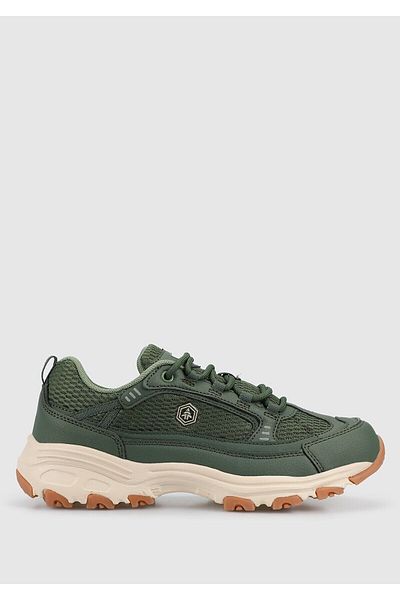 Hammer Jack Lace-Up Casual Sports Shoes Khaki Sneaker Khaki