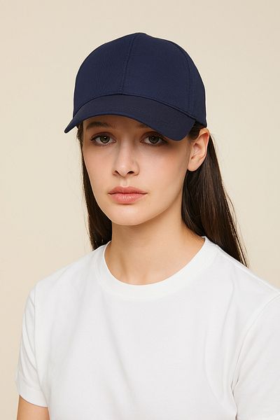 CosmoOutlet Pălărie sport pentru femei, cu centură reglabilă, culoare uni, bleumarin
