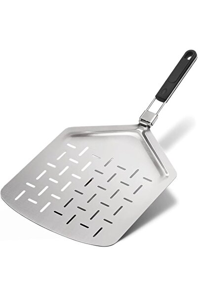 Generic Exrp Perforated Stainless Steel Pizza Peel with Folding Handle (32 x ...