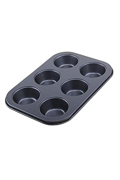 Generic Non Stick Muffin Baking Tray 6 Cup Cake Ovenware Craft Pan Bun Tin Mo...