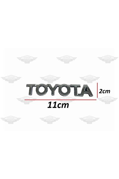 İthal Yazı Corolla 07-18/Yaris 06-14 Arka (Toyota