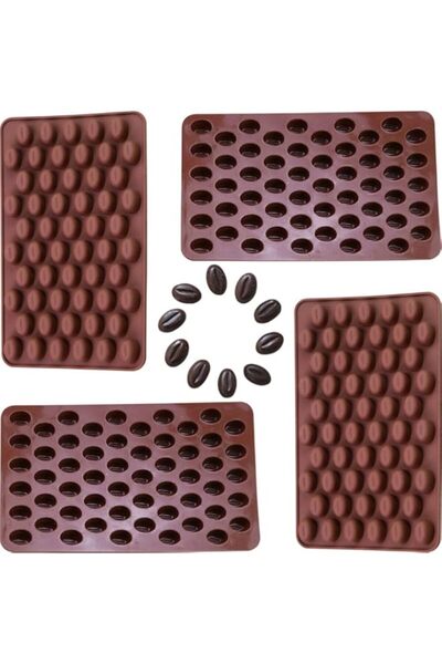 Generic قالب شوكولاتة على شكل حبوب قهوة صغيرة من أونون، 4 × 55، مكعبات ثلج، ج...