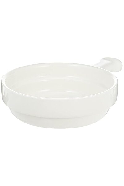 Generic طبق فطيرة سيمفوني - مجموعة من قطعتين، 21 × 14.5 × 4.6 سم، أبيض