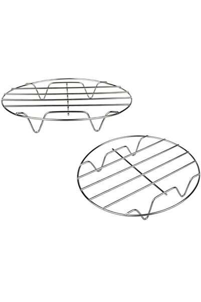 Generic Thstheaven مجموعتين من رف البخار الدائري المصنوع من الفولاذ المقاوم ل...