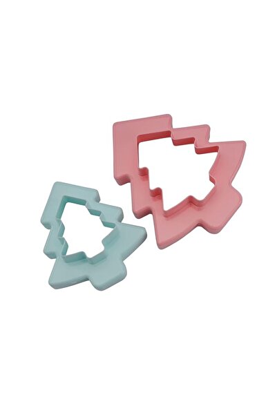 Generic رويال فورد، قطعتين من قوالب البسكويت على شكل شجرة، متعددة الألوان، غي...