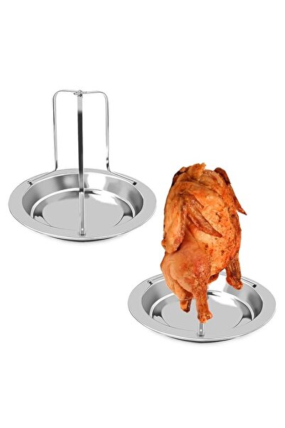 Generic رف شواء دجاج من الفولاذ المقاوم للصدأ من Coobbar، مكون من قطعتين، شوا...