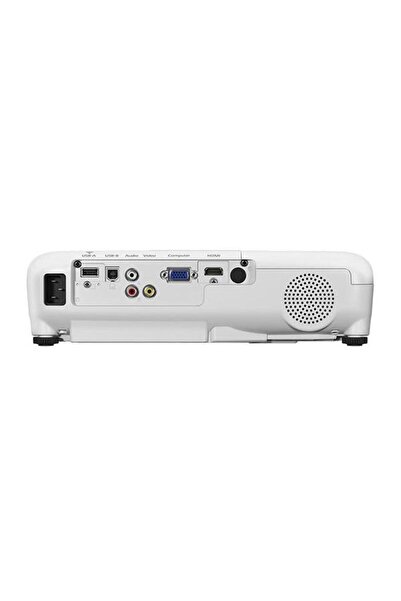 EPSON Videoprojector EB-W06, WXGA, 3LCD, 16,000:1 Contrast, 3700 Lumens, USB, VGA, HDMI (White)