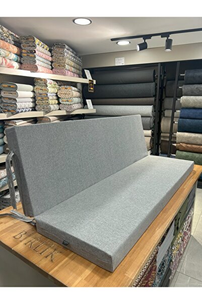 SOWSO KETEN KUMAŞ SALINCAK MİNDERİ 50X165X9 CM FERMUARLI BAĞCIKLI