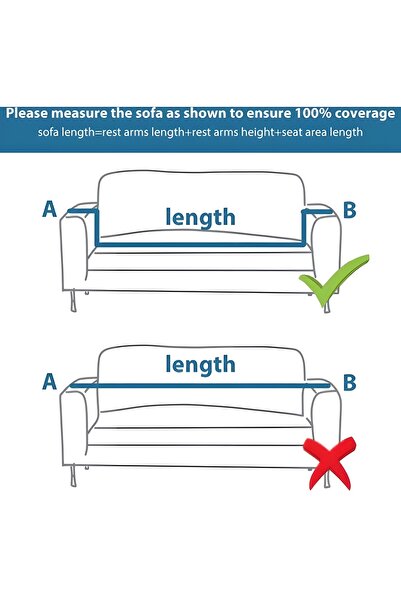 Yelajoy 3-Seater Exquisitely Printed Designed Sofa Cover, Soft and Stretchy Fabric, 190x230cm