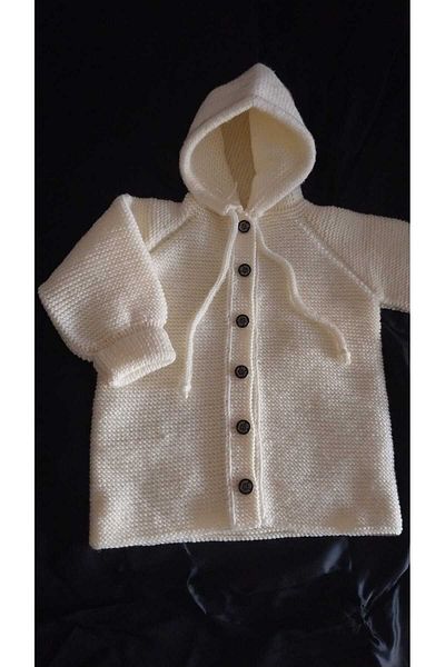 Papatyam Hand Knitted Knitting Baby Cardigan Hand Knitted Baby Kids Knitted Cardigan//Nako Elite Baby Knitted with Yarn