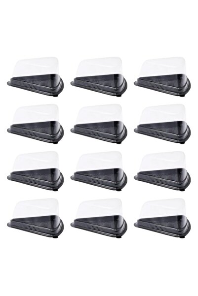 Generic علب كب كيك فردية من Luxshiny مكونة من 100 قطعة، صندوق مخبوزات مثلث ال...