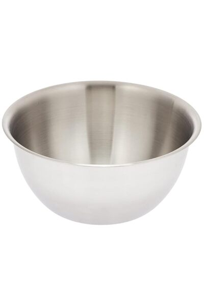 Generic وعاء خلط راج من الفولاذ المقاوم للصدأ، سعة 5 لترات، فضي، MB0005، وعاء...