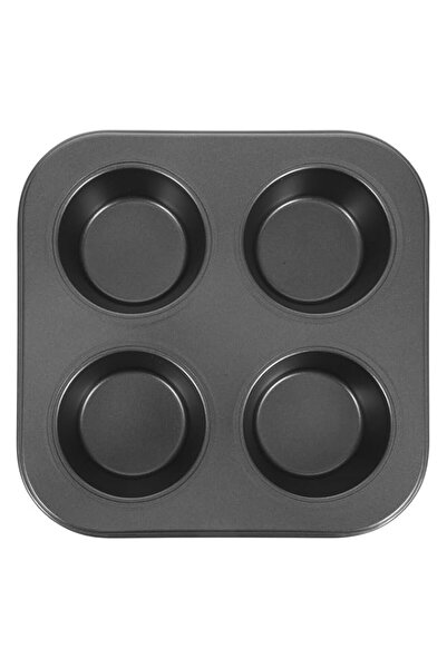 Generic صينية مافن مقلاة هوائية من أليبيس، سعة 4 أكواب، صينية مافن من الفولاذ...