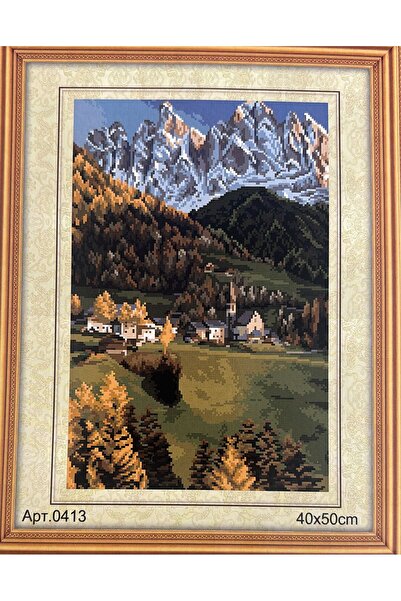 iğne izi Goblen Etamin Işleme Seti 40x50 Cm 413