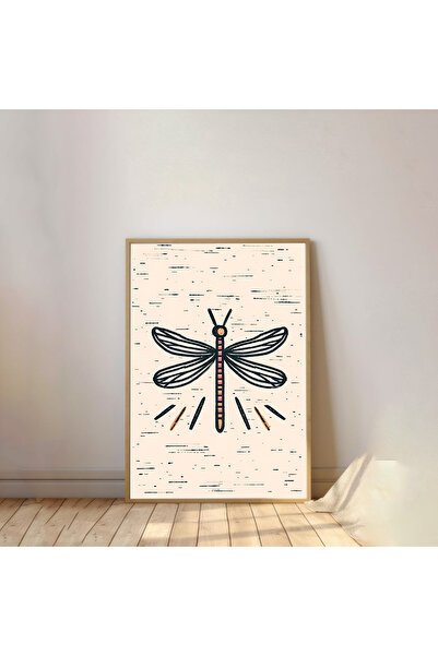 Dekorsiahome Детска стая с картина с дървена рамка от едно парче TK1071