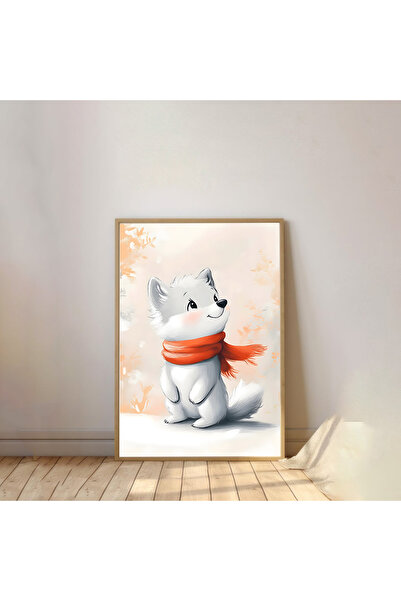 Dekorsiahome Детска стая с картина с дървена рамка от едно парче TK1014