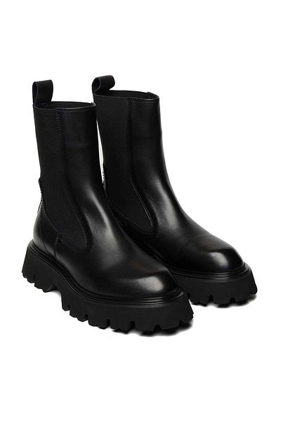 Bestello Laceless Elastic Thermo Sole Flat Boots 332-1080 Women's Boots