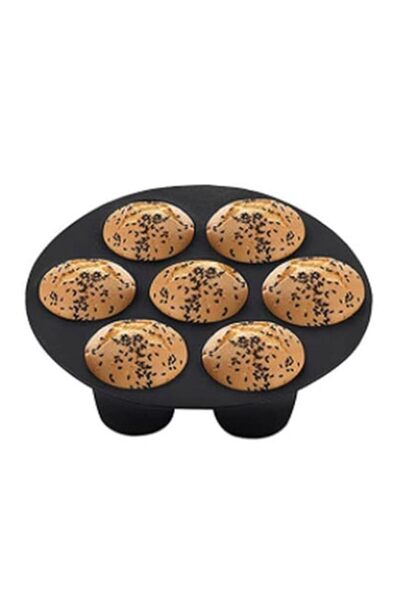 Generic قالب خبز كيك سيليكون غير لاصق من بافوكون، 7 أكواب، كوب كيك سيليكون، ق...