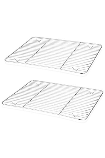 Generic رف تبريد أونادر، من الفولاذ المقاوم للصدأ، رف كيك، مجموعة من قطعتين، ...