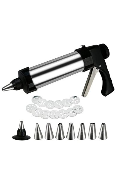 Generic مجموعة مسدسات ضغط البسكويت من سوكر، مجموعة مسدسات ضغط تزيين الثلج من ...