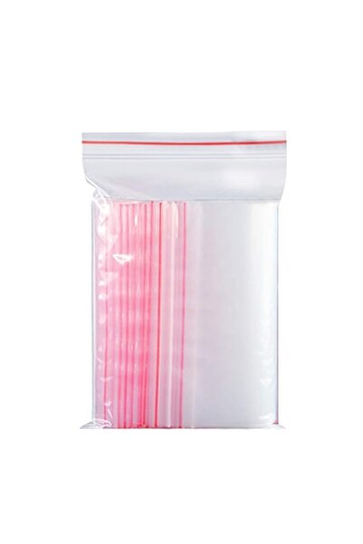 Generic ARTHOM 100pcs Small Size Clear Plastic Ziplock Bags Reclosable Poly Bag Treat Bags Favor Storage Ba