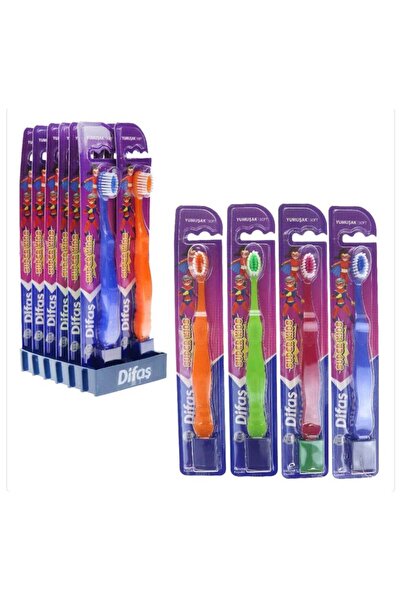 Generic Brand DİFAŞ FOR KIDS CHILDREN'S TOOTH BRUSH 12 PIECES
