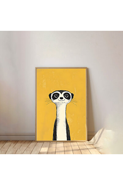 Dekorsiahome Πίνακας Παιδικού Δωματίου με Ξύλινο Πλαίσιο Μονοκόμματο TK1040