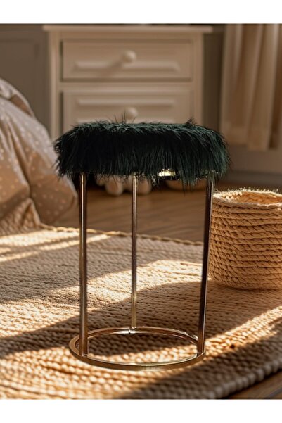 SAMPAŞ DAİRE PUF GOLD AYAKLI