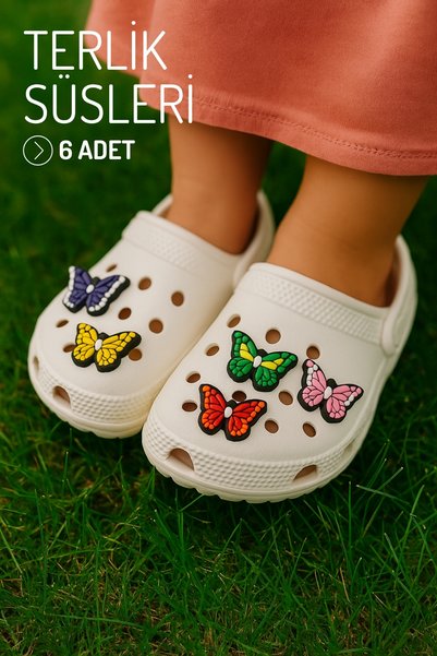 Nandy Home 6 Adet Terlik Süsü, Kelebek Model