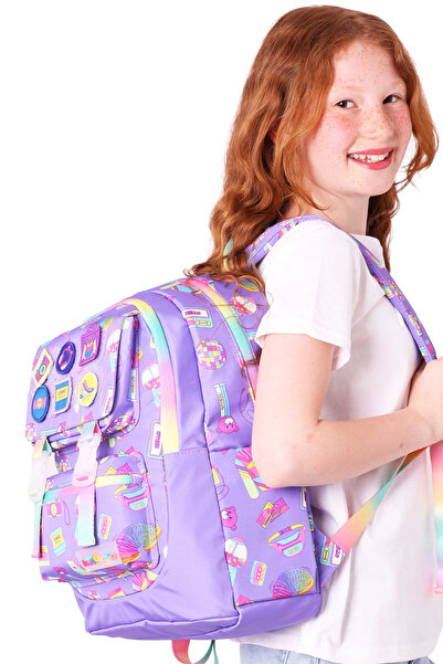 ELATAE Waterproof Fabric Girl's Multi-Eye Orthopedic Backpack School Bag L5238