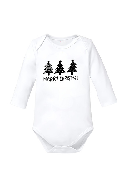 OEM Body copil Crăciun alb alb Merry Christmas bumbac mărimea 74