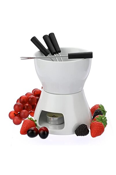 Generic وعاء فوندو الشوكولاتة SYOSI، وعاء سيراميك لصهر الشوكولاتة، مجموعة فون...