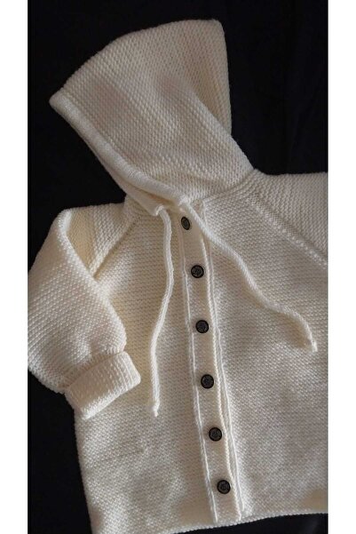 Papatyam El Örgüsü Şiş İşi Bebek Hırkası El İşi Bebek Çocuk Örgü Hırka//Nako Elit Baby İpi ile örüldü