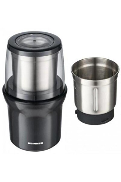 Heinner Electric Grinder Gemmini 200 HCG-200 DGIX 2, 200 W, 70 g, Wet/Dry Grinding, 2 Containers (Bl