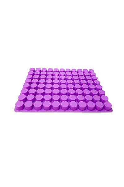 Generic قوالب سيليكون للخبز بقطر 3 سم، 88 تجويفًا، قوالب دائرية صغيرة لكعكات ...