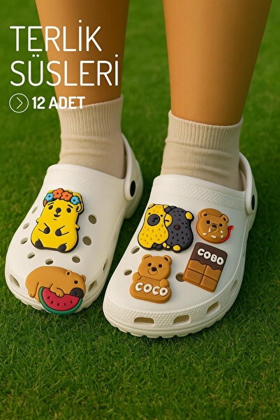 Nandy Home 12 Adet Terlik Süsü, Capybara ve Ayıcık Model