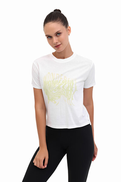 lumberjack WL HOSHI 11F214 5FX Λευκό γυναικείο κοντομάνικο μπλουζάκι