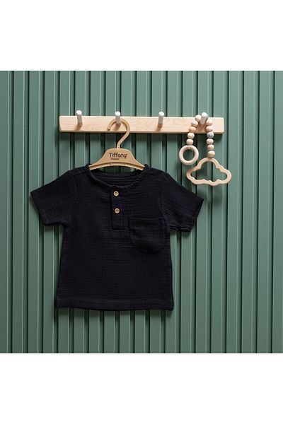 Tiffany Baby Kıds Tiffany Baby Muslin Theme Short Sleeve T-Shirt 26117