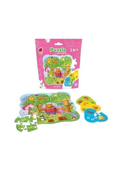 Roter Kafer Puzzle 2-in-1 'Magical Forest', 49 pieces, 77x182 mm