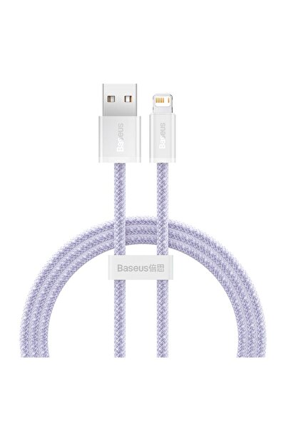 Baseus Cablu de date și încărcare USB-A la Lightning Dynamic 2 Series, 20W, 2m, violet