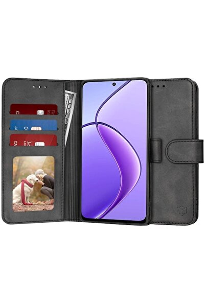 e-Eunoia Art Husă de protecție pentru Realme 12/12x, R53, piele sintetică, cu...