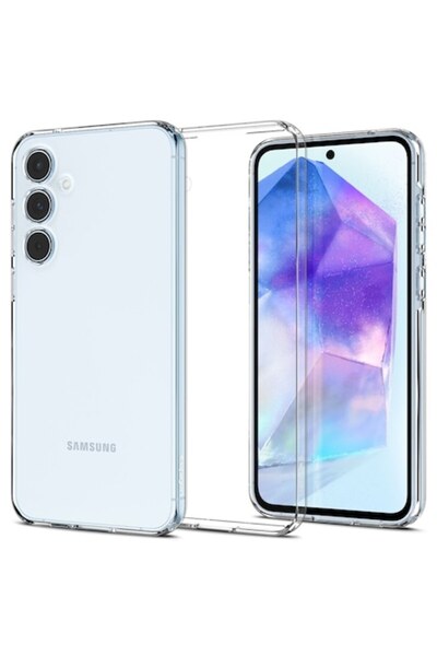 Spigen Husa pentru Samsung Galaxy A55 5G, Liquid Crystal, Transparenta