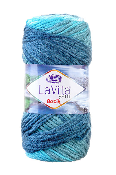 LaVita Yarn Batik El Örgü İpi %100 Akrilik 100gr (DG04 ZAMBAK)