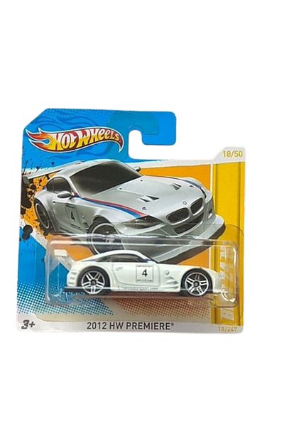 HOT WHEELS Masinuta metalica Hot Wheels, BMW Z4 M, 2012 HW Premiere, Alb, 1:64