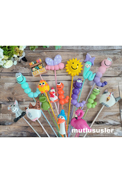 MUTLU SÜSLER Saksı süsü / Pasta süsü 5 adet