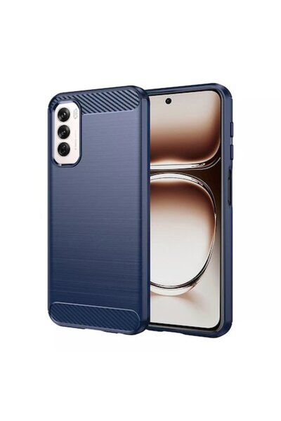 e-Eunoia Art Husă de protecție pentru Oppo Reno12, R46, termoplastică, albastră